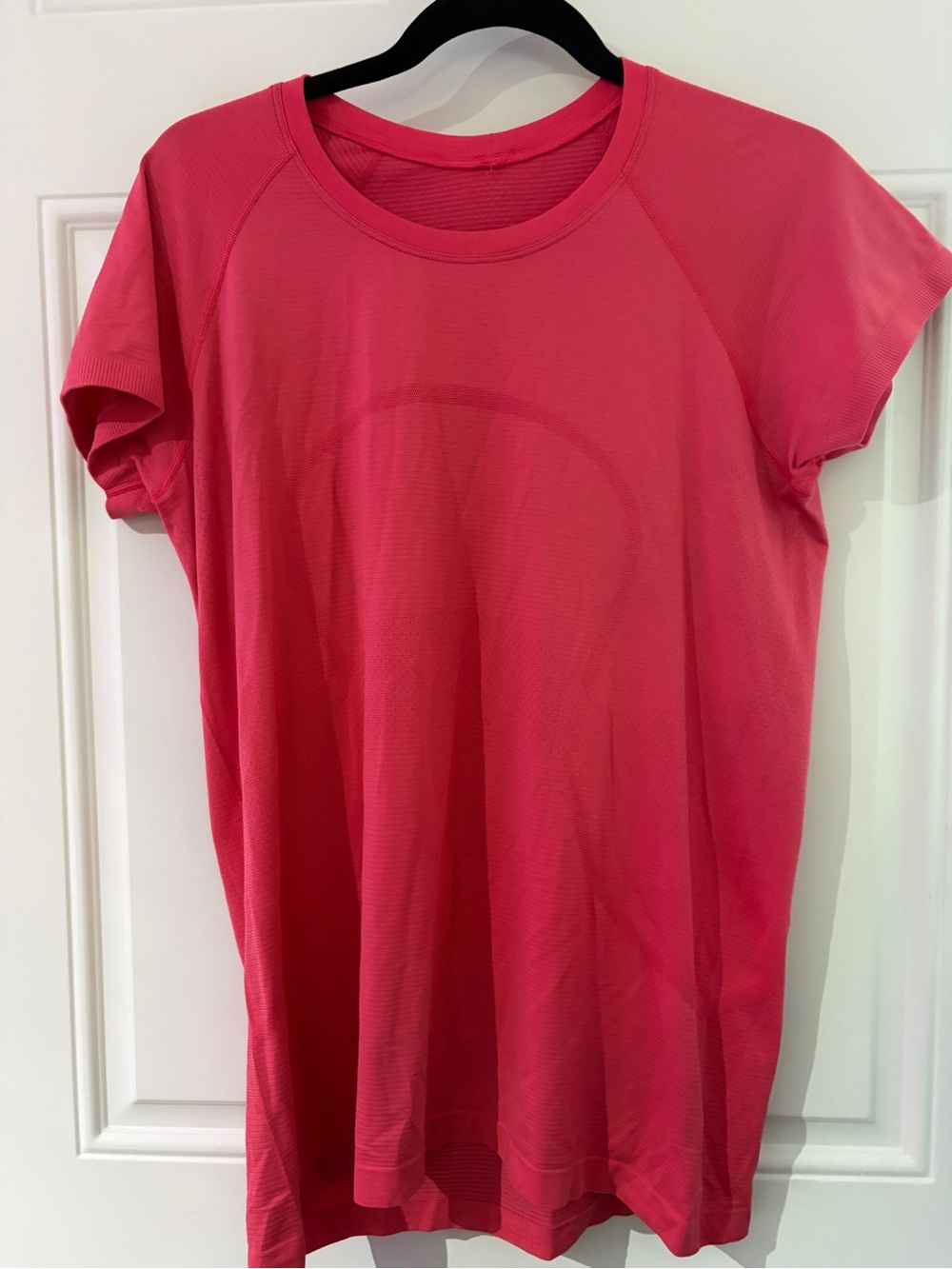 lululemon athletica Coral Pink Short Sleeve Performance Tee